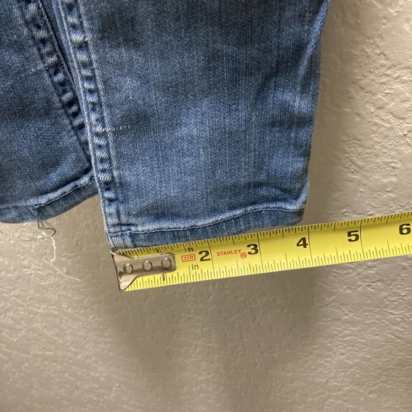 Abercrombie Girls Distressed Jeans 11/12 slim Pull-On Jean Leggings Light Blue - Picture 10 of 11